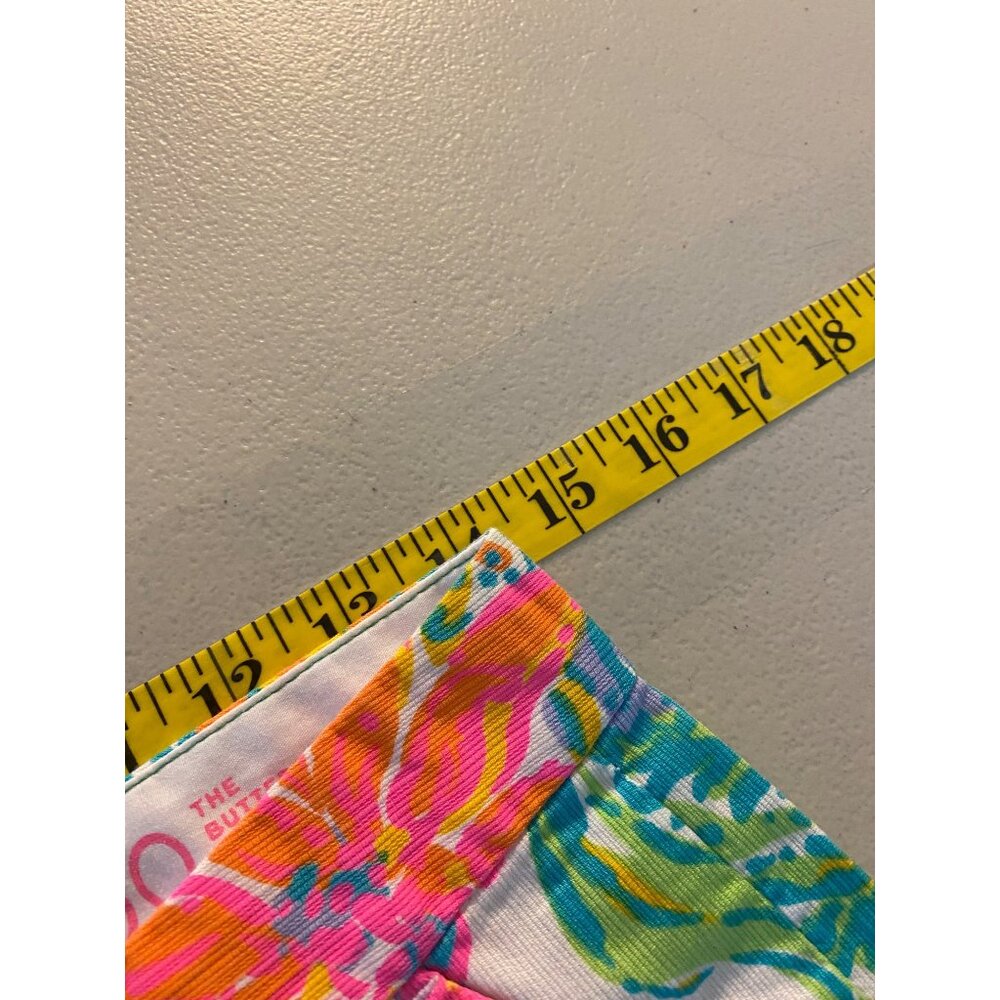 Lilly Pulitzer The Buttercup Short Multicolor Scalloped Hem Size 00 - Picture 7 of 9